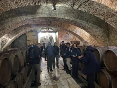 Weinkeller zum Ausgang